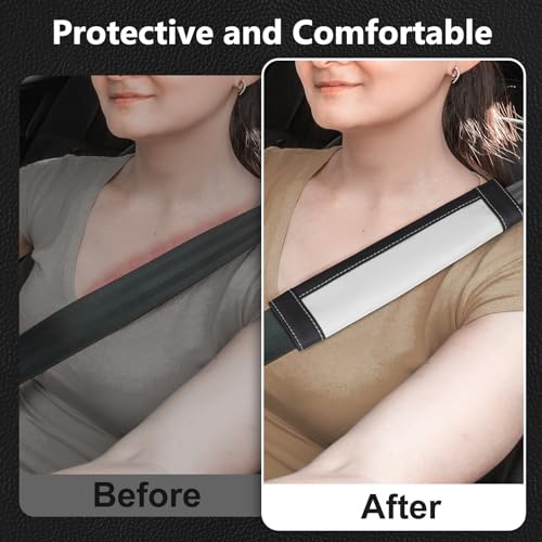 SEG Direct pack de 2 almohadillas para cinturón de seguridad