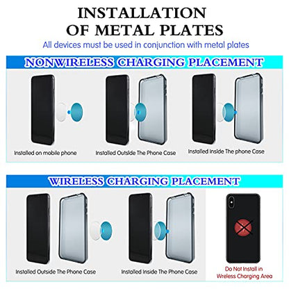TOODOO Soporte magnético para teléfono celular, 4 piezas, so
