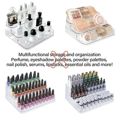 Organizador de esmalte de uñas, soporte de exhibición de acr