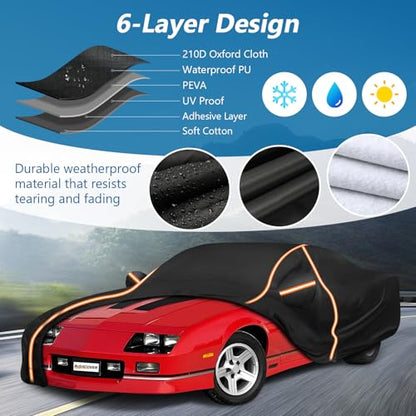 Funda de automóvil para Chevy Camaro 1982-2002, tela Oxford