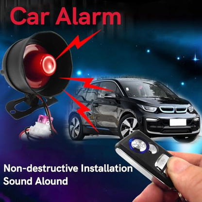 Sistema de alarma universal de coche de 12 V, dispositivo de