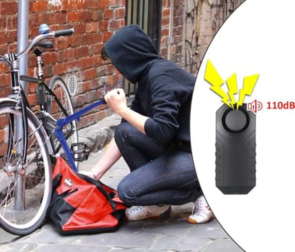 POCREATION 115Db alarma de seguridad de la motocicleta, Sens