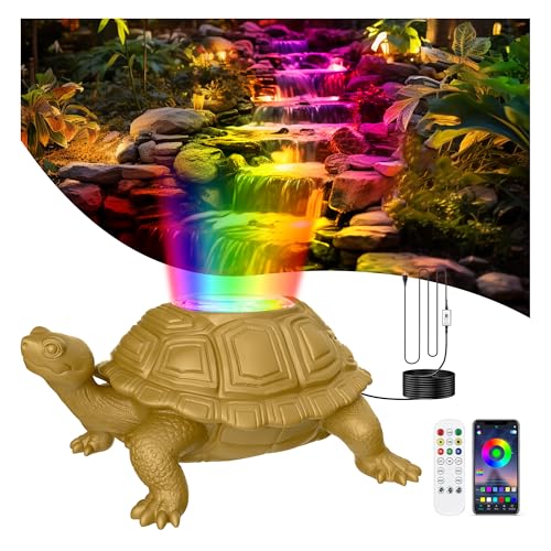 Pond Light LED Underwater with 12V Transformer, 6W Turtle Po