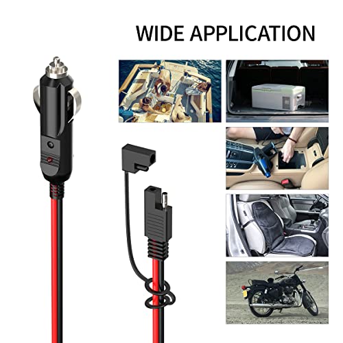 14AWG SAE a encendedor de cigarrillos de coche 12V enchufe m
