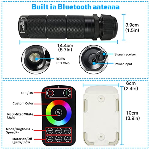 Kit de techo AMKI RGBW Starlight de 6 W, 550 piezas x 0.03 p