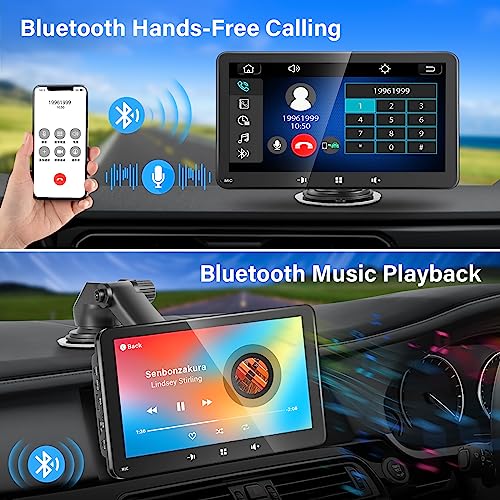 Pantalla de juego de coche portátil inalámbrica CarPlay y An