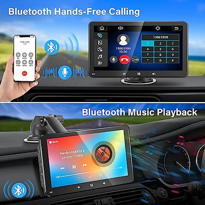 Pantalla de juego de coche portátil inalámbrica CarPlay y An