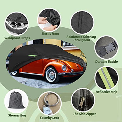 Fundas de automóvil para Beetle Bug Sedan 1960-1980 de 2 pue
