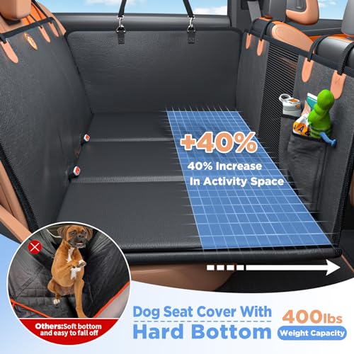 Extensor de asiento trasero para perros, funda impermeable p