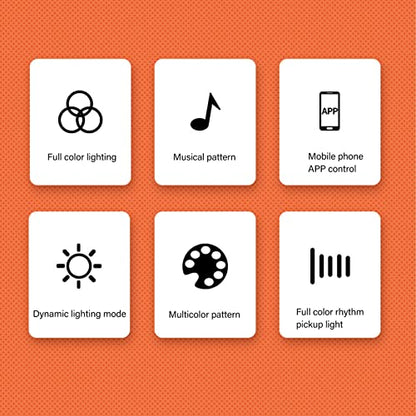 Luces interiores para automóvil, 2 lámparas magnéticas de ri