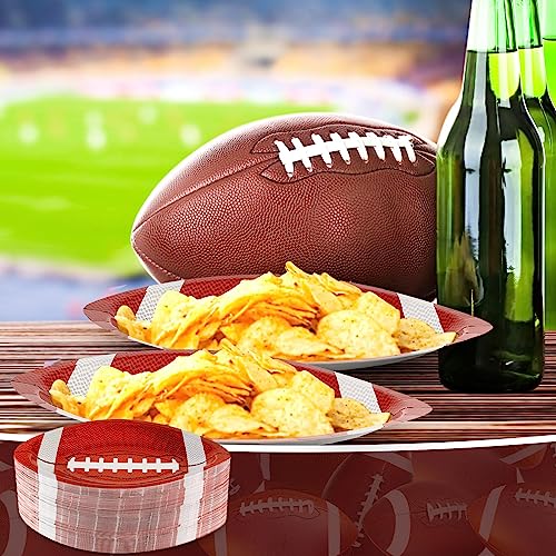 Zubebe 200 platos de fútbol para fiestas, platos de papel de