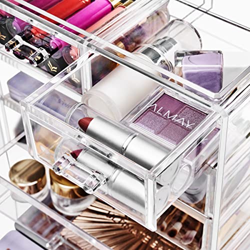 Sorbus Cosmetics - Cosmetiquero grande para maquillaje y joy