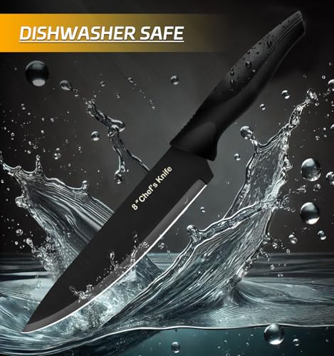 XANAPON Juego de cuchillos de cocina de 14 piezas, acero ino