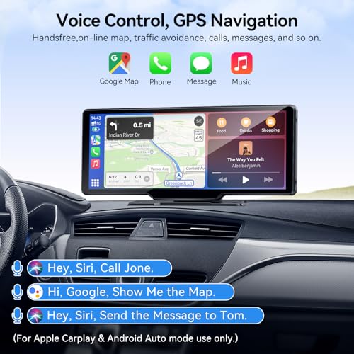 Carplay - Pantalla inalámbrica de 10 pulgadas para automóvil