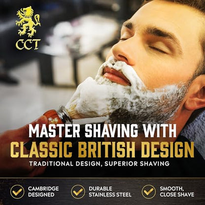 The Cambridge Cut Throat® Luxury Missanda - Cepillo de afeit