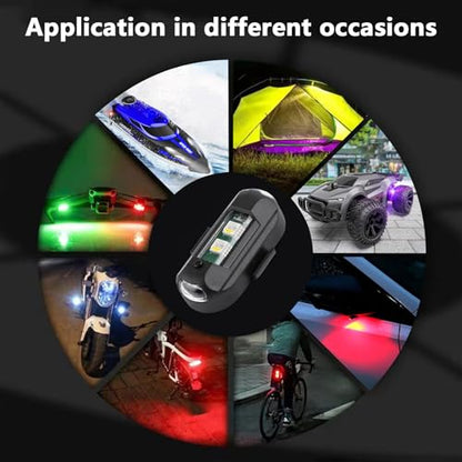 LECART 8 luces estroboscópicas LED inalámbricas que funciona