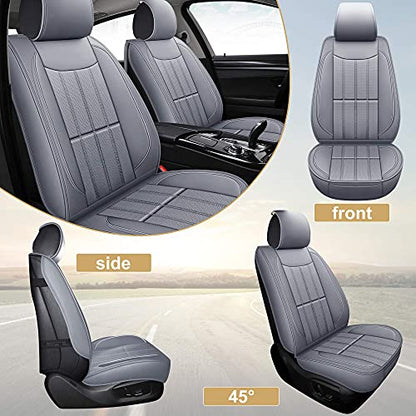 AOOG - Fundas de cuero sintético para asientos de auto, fund