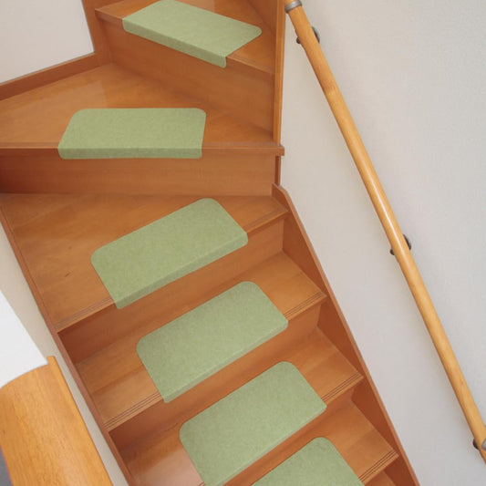 Almohadillas antideslizantes para escaleras, color verde, Va