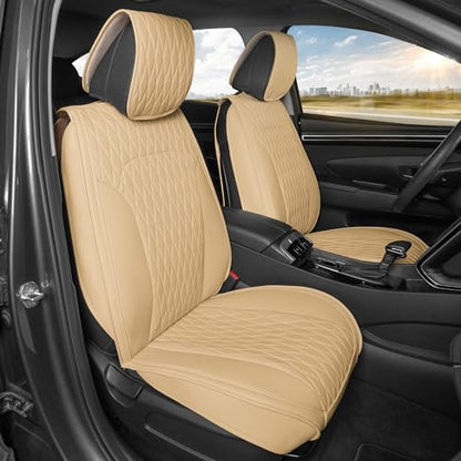 DiamondLux Edition - Fundas de asiento de automóvil de piel