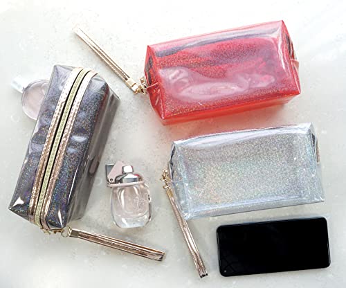YunZh 3 bolsas de cosméticos impermeables, bolsa de aseo con