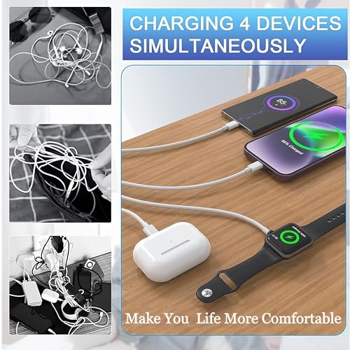 Apple Watch Cargador USB C con enchufe de pared rápido PD de