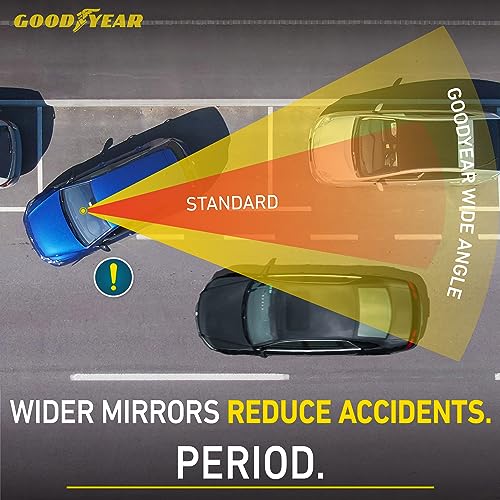 Goodyear Espejo retrovisor panorámico de 17 pulgadas – Espej