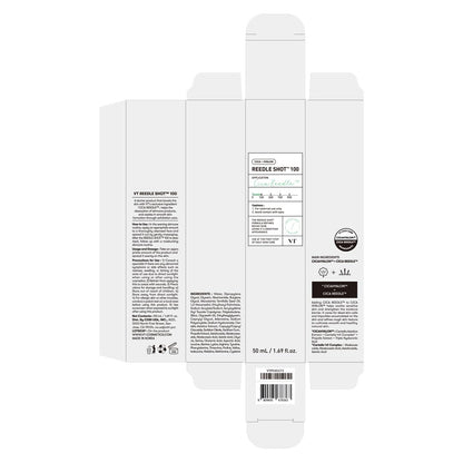 VT COSMETICS CICA Reedle Shot 100, suero de microagujas para cuidado de poros y exfoliación, exosoma
