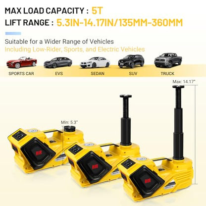 ZAISHANG - Gato eléctrico para automóvil de 5 toneladas y 12
