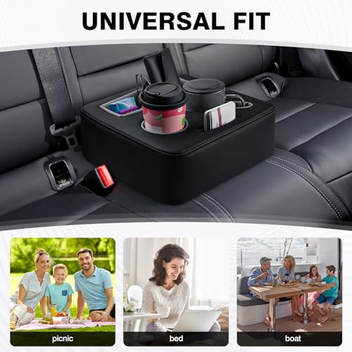 Autorder Portavasos de coche, organizador de asiento trasero