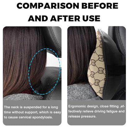 Funda para volante con 2 almohadas para reposacabezas de aut