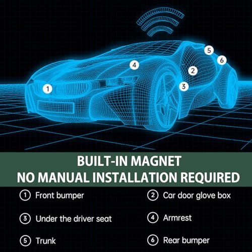 Mini rastreador GPS para vehículos, mini localizador magnéti