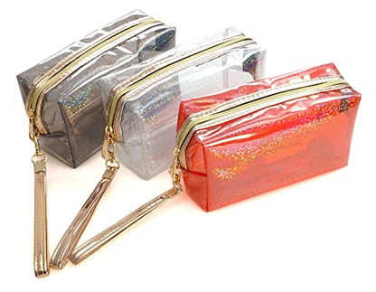 YunZh 3 bolsas de cosméticos impermeables, bolsa de aseo con