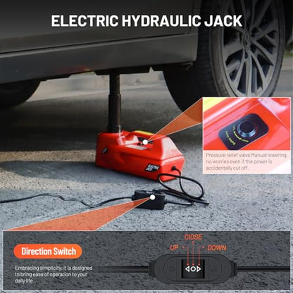 E-HEELP Gato eléctrico para coche de 5 toneladas, potente ga