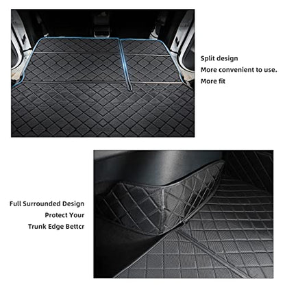 ThinSGO Para Tesla Model Y Trunk Pet Mat Impermeable Cargo L