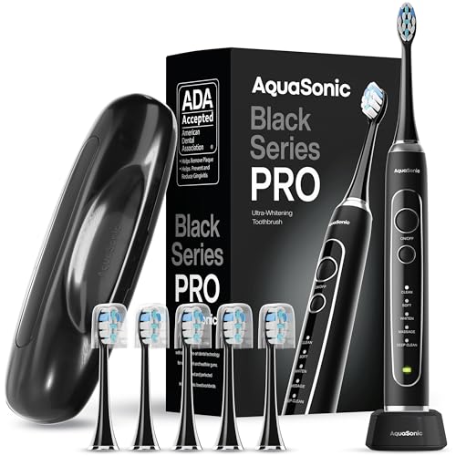 Aquasonic Black Series PRO - Cepillo de dientes eléctrico ul