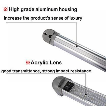 Lightronic Lámpara LED de tamaño compacto de 13.5 pulgadas,