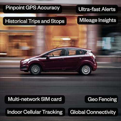 Spytec - Rastreador de automóvil GPS enchufable con 3 meses