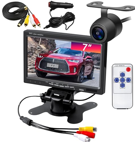 Cámara de respaldo con monitor de 7 pulgadas Fácil instalaci