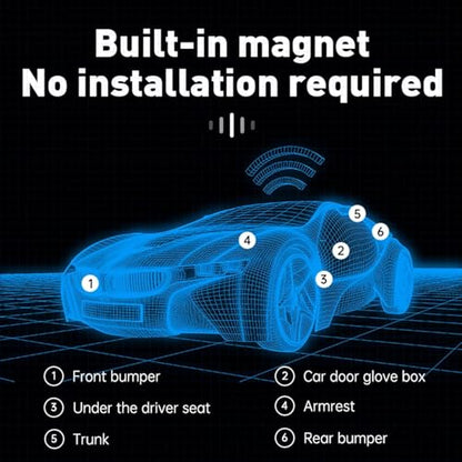 Rastreador GPS para vehículos, sin tarifa mensual, no requie