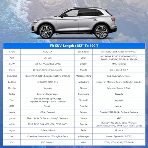 Cobertor impermeable para automóvil SUV, para todo tipo de c