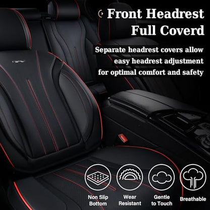 Coverado Fundas de asiento delantero, fundas de asiento de p