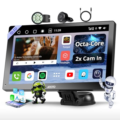 Carplay - Pantalla para automóvil, Android Auto inalámbrico,