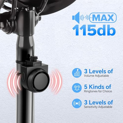 Sistema de alarma antirrobo inteligente: alarmas con control