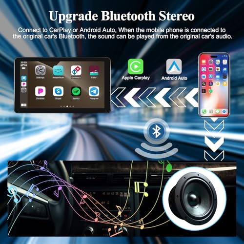 Pantalla portátil Apple Carplay para automóvil, Apple Carpla