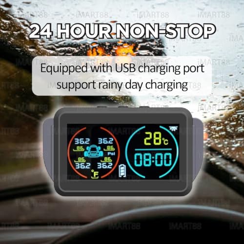 TPMS solar inalámbrico - Sistema universal de monitor de pre