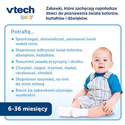 VTech Trefl - Cubo de actividades, juguete educativo electrónico, 6 pa
