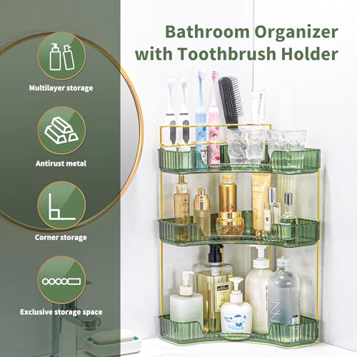 NATURE'S SOURCE Organizador de maquillaje para tocador, orga