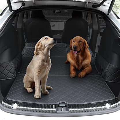 ThinSGO Para Tesla Model Y Trunk Pet Mat Impermeable Cargo L