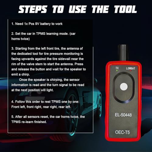 AICEL TPMS Herramienta de reaprendizaje para sensor de neumá