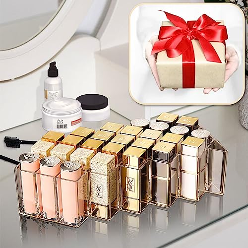 Organizador de lápiz labial, 56 ranuras para labios, soporte